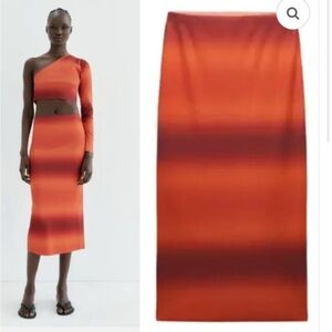 Zara SKIRT & TOP SET ( TOP SMALL & SKIRT MEDIUM )